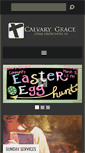 Mobile Screenshot of calvarygrace.org